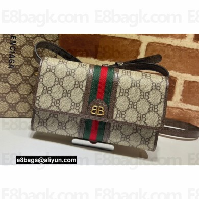 Gucci x Balenciaga The Hacker Project Mini Bag 680131 GG Canvas Beige 2022