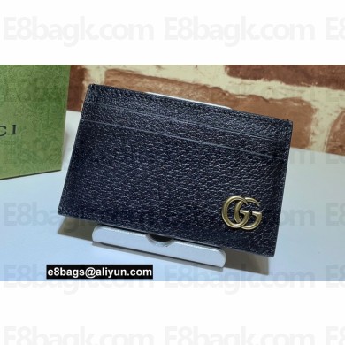 Gucci GG Marmont Card Case 657588 Black/Gold 2022