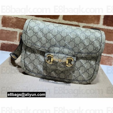 Gucci x Balenciaga The Hacker Project Horsebit 1955 Small Shoulder Bag 602204 2022