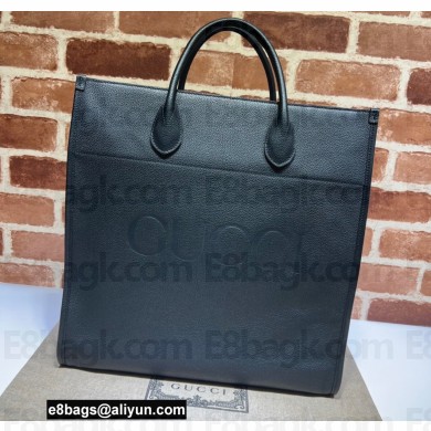 Gucci Medium/Large Tote Bag with Gucci Logo 674850 Black 2022