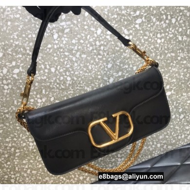 Valentino VLogo Signature Loco Shoulder Bag Black 2022