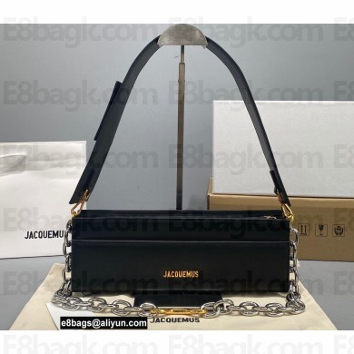 Jacquemus Le Ciuciu Rectangular Box Bag Leather Black