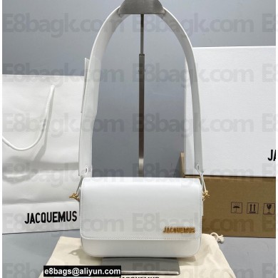 Jacquemus Le Carinu Small Square Bag Leather White