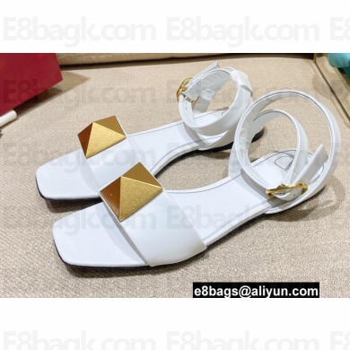 Valentino ONE STUD Flat sandals White 2022