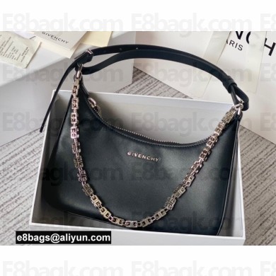 Givenchy Small Moon Cut Out Bag in Leather Black
