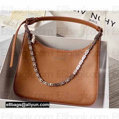 Givenchy Medium Moon Cut Out Bag in Leather Brown