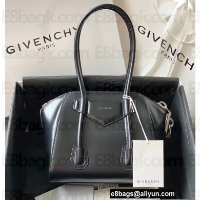 Givenchy Mini Antigona Lock Bag in Box Leather Black with Removable 4G Padlocks