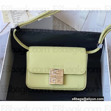 Givenchy Small 4G Bag in Box Leather Light Green