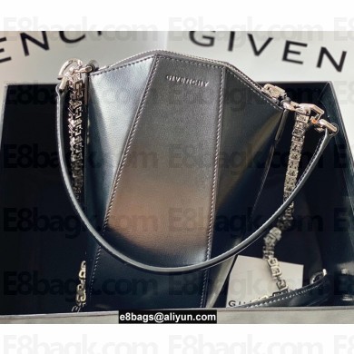 Givenchy Mini Antigona Vertical Bag in Box Leather Black