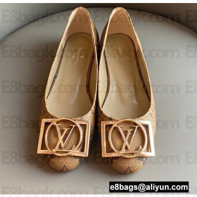 Louis Vuitton Dauphine Madeleine Ballerinas Monogram Canvas Brown