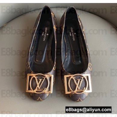 Louis Vuitton Dauphine Madeleine Ballerinas Monogram Canvas Coffee
