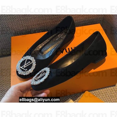 Louis Vuitton LV Circle Madeleine Ballerinas Suede Black