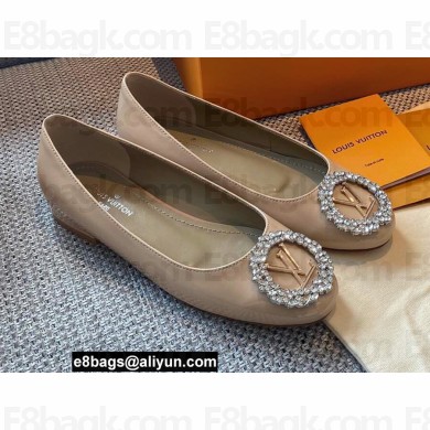 Louis Vuitton LV Circle Madeleine Ballerinas Patent Nude