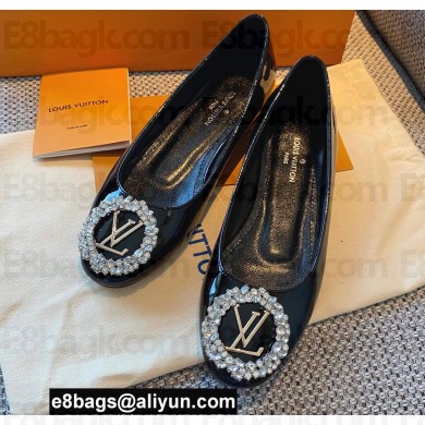 Louis Vuitton LV Circle Madeleine Ballerinas Patent Black
