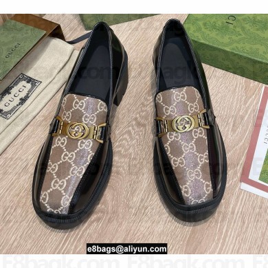 Gucci Heel 5.5cm Loafers with Interlocking G Horsebit 670417 Coffee 2022