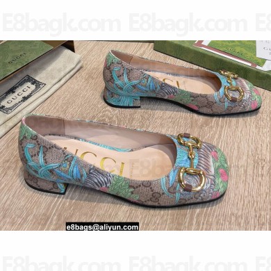 Gucci Heel 2.5cm Tiger BBallet Flats with Horsebit 687578 2022