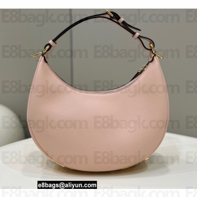 Fendi leather Fendigraphy Small Hobo Bag Pink 2022