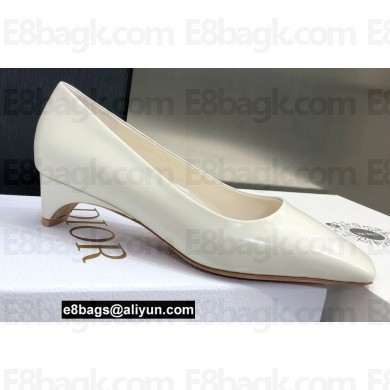 Dior Heel 3.5cm Calfskin Ballerinas White 2022