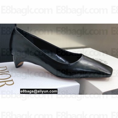 Dior Heel 3.5cm Calfskin Ballerinas Black 2022