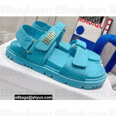 Dior Lambskin DiorAct Sandals Blue 2022