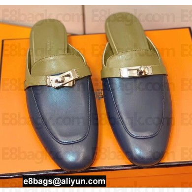 Hermes Kelly Buckle Oz Mules 21