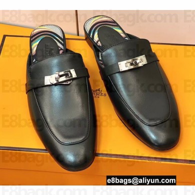 Hermes Kelly Buckle Oz Mules 29