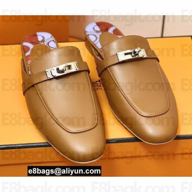 Hermes Kelly Buckle Oz Mules 04