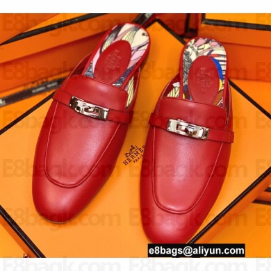 Hermes Kelly Buckle Oz Mules 46