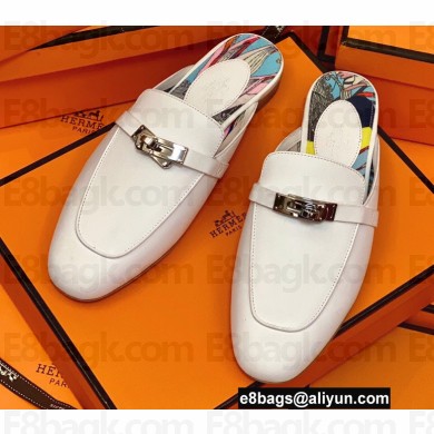 Hermes Kelly Buckle Oz Mules 45