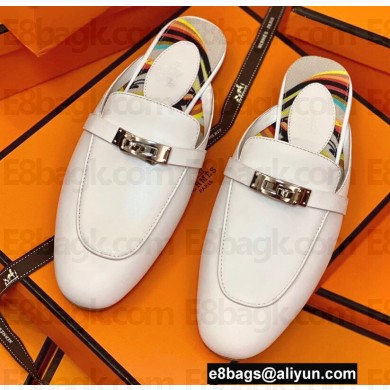 Hermes Kelly Buckle Oz Mules 54