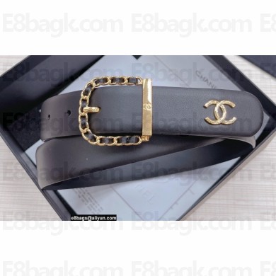 Chanel Width 3cm Belt 28 2022