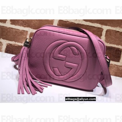 Gucci Soho Small Leather Disco Bag 308364 Pink