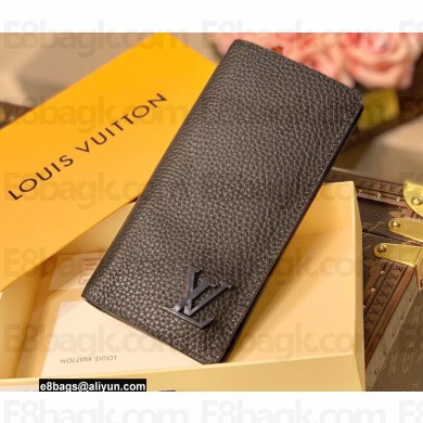 Louis Vuitton Aerogram leather Brazza Wallet M69980 Black