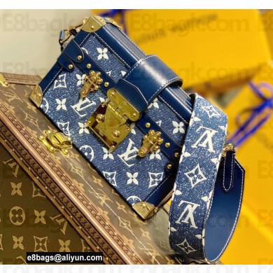 Louis Vuitton Monogram Denim Petite Malle Bag M59717