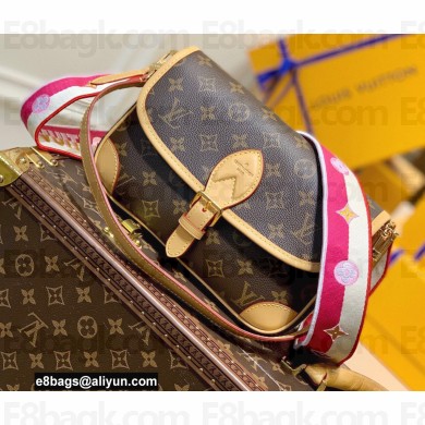 Louis Vuitton Monogram Canvas Diane Bag M46049 Fuchsia