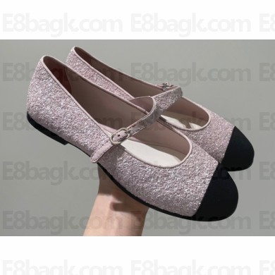 Chanel Ballerinas G38897 Glitter Pink 2022