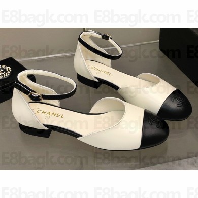 Chanel Lambskin Open Shoes G38959 White 2022