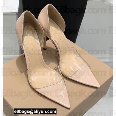 Gianvito Rossi Heel 10.5cm TPU BREE Plexi Sandals PVC Nude 2022
