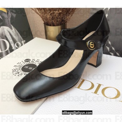 Dior Heel 7cm Calfskin D-Doll Pumps Black 2022
