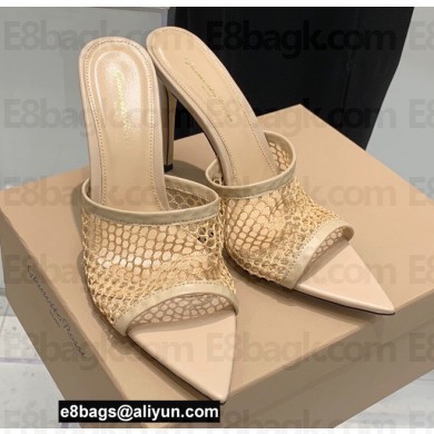 Gianvito Rossi Heel 10.5cm Alisa Mules Nude 2022