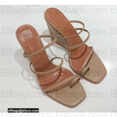 Amina Muaddi Heel 9.5cm Wedge Naima Sandals 04 2022