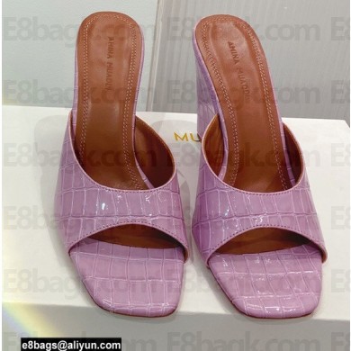 Amina Muaddi Heel 9.5cm Wedge Lupita Sandals 03 2022