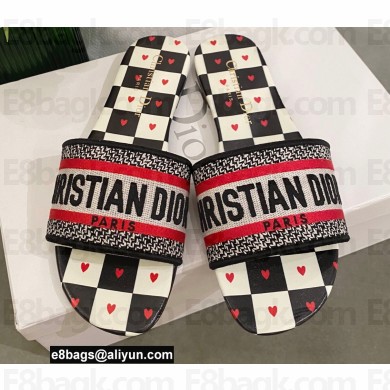Dior Embroidered Cotton Dway Slides 17 2022