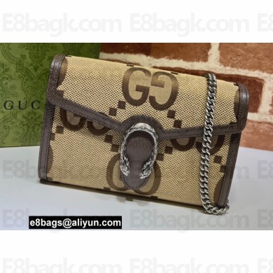 Gucci Jumbo GG Dionysus Chain Wallet Bag 401231