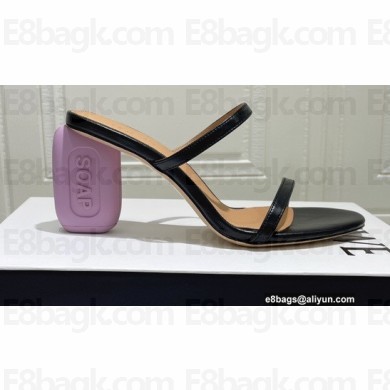 Loewe Heel 6cm Soap Sandals Black 2022
