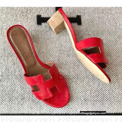 Hermes Heel 5cm Oasis Sandals in Swift Box Calfskin 12