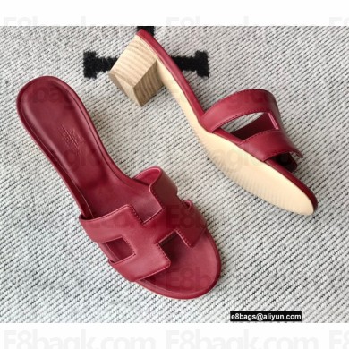 Hermes Heel 5cm Oasis Sandals in Swift Box Calfskin 27
