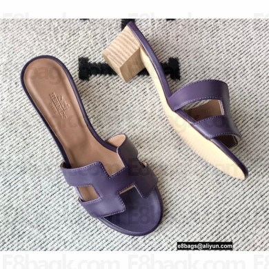 Hermes Heel 5cm Oasis Sandals in Swift Box Calfskin 18