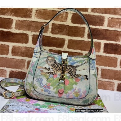 Gucci Jackie 1961 Small Hobo Bag 636709 Tiger Print
