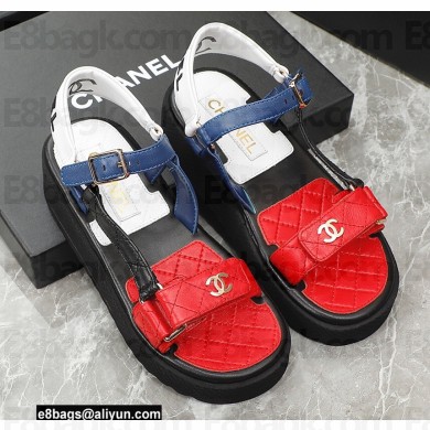 Chanel Lambskin Sandals G38880 03 2022
